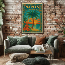 Naples, Florida Tropical Paradise Poster