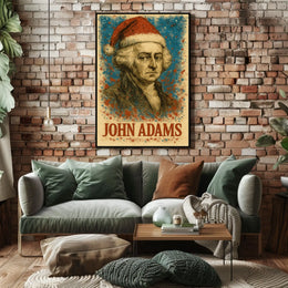 John Adams 2nd President of the United States Christmas SeriesPoster