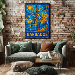 Vibrant Barbados Poster