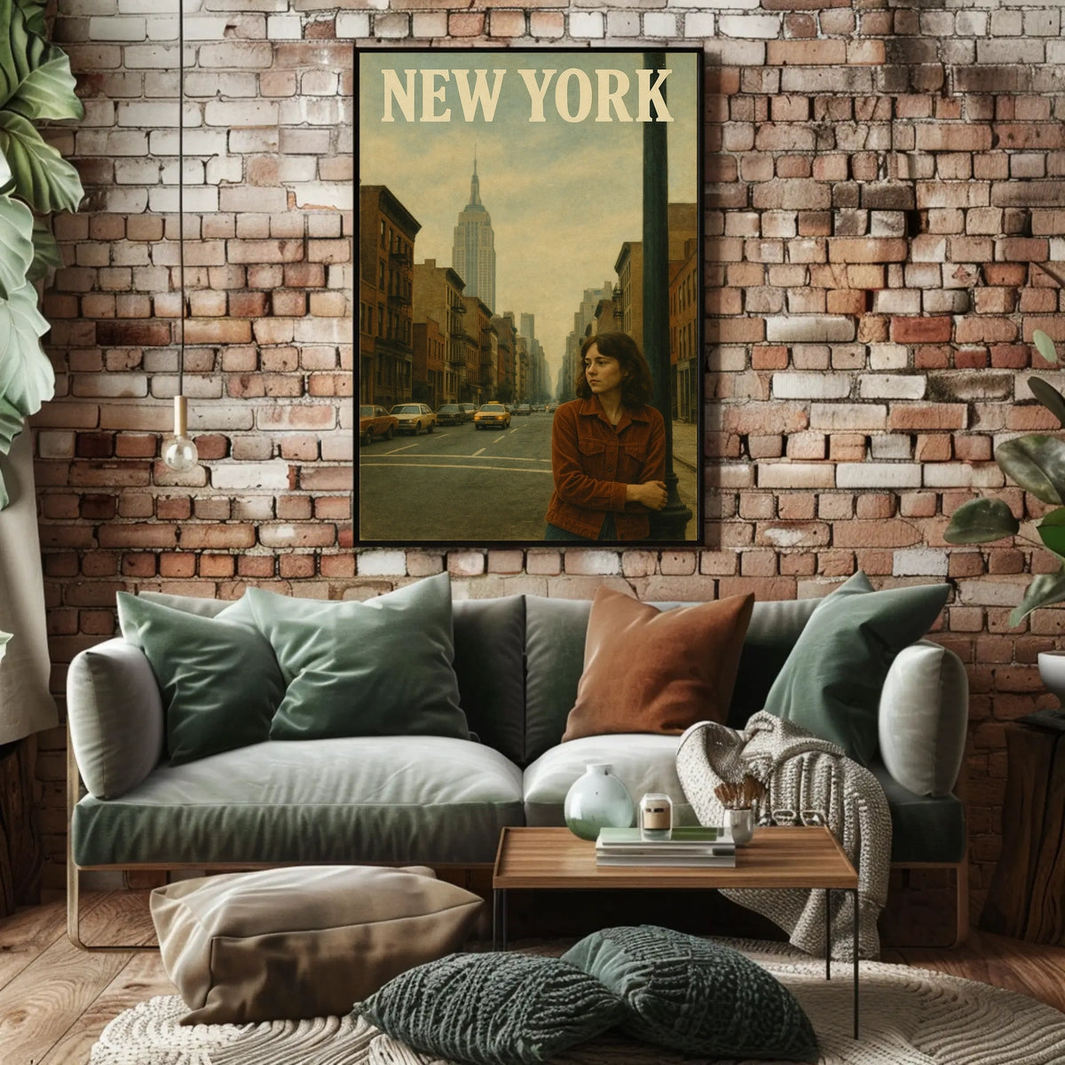 New York Street Scene Poster