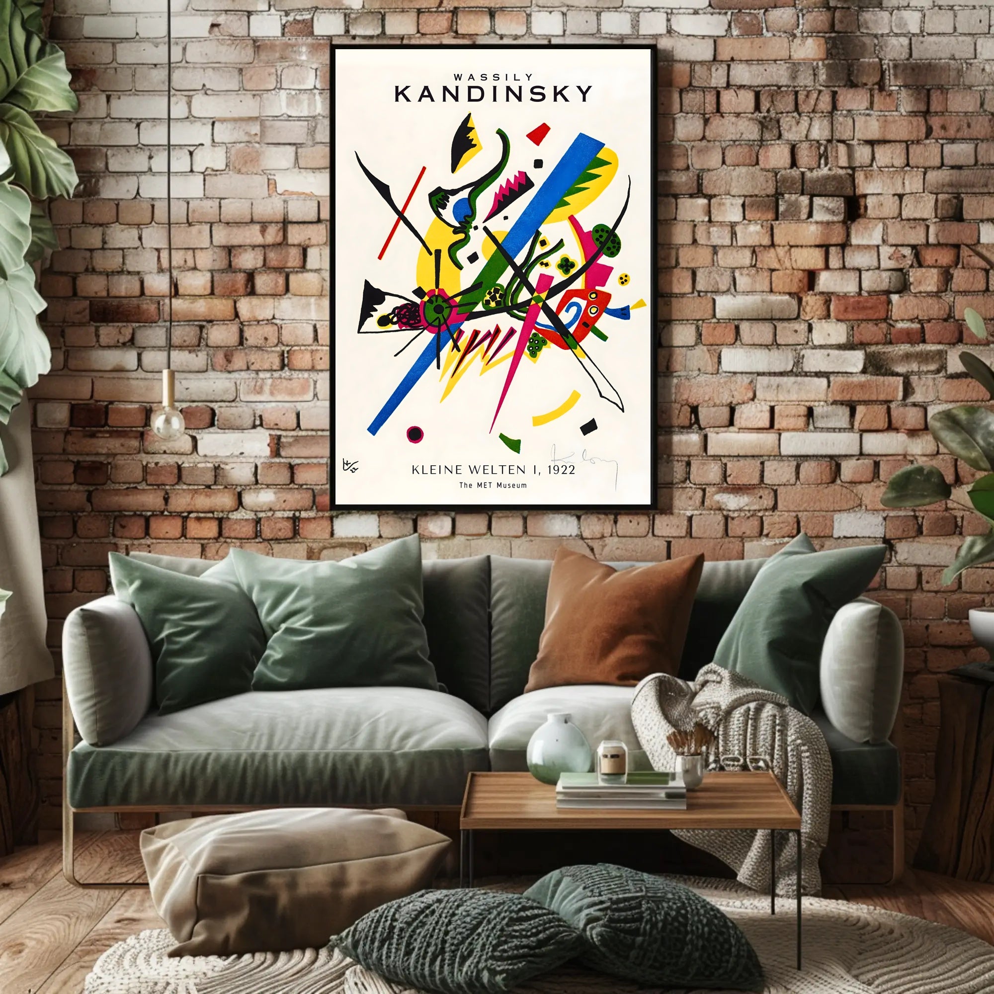 Wassily Kandinsky Kleine Welten I Poster