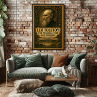 Leo Tolstoy The Passage of Time and Thought Poster