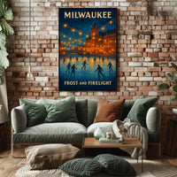 Milwaukee Frost And Firelight Poster