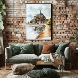 France Mont Saint Michel Poster