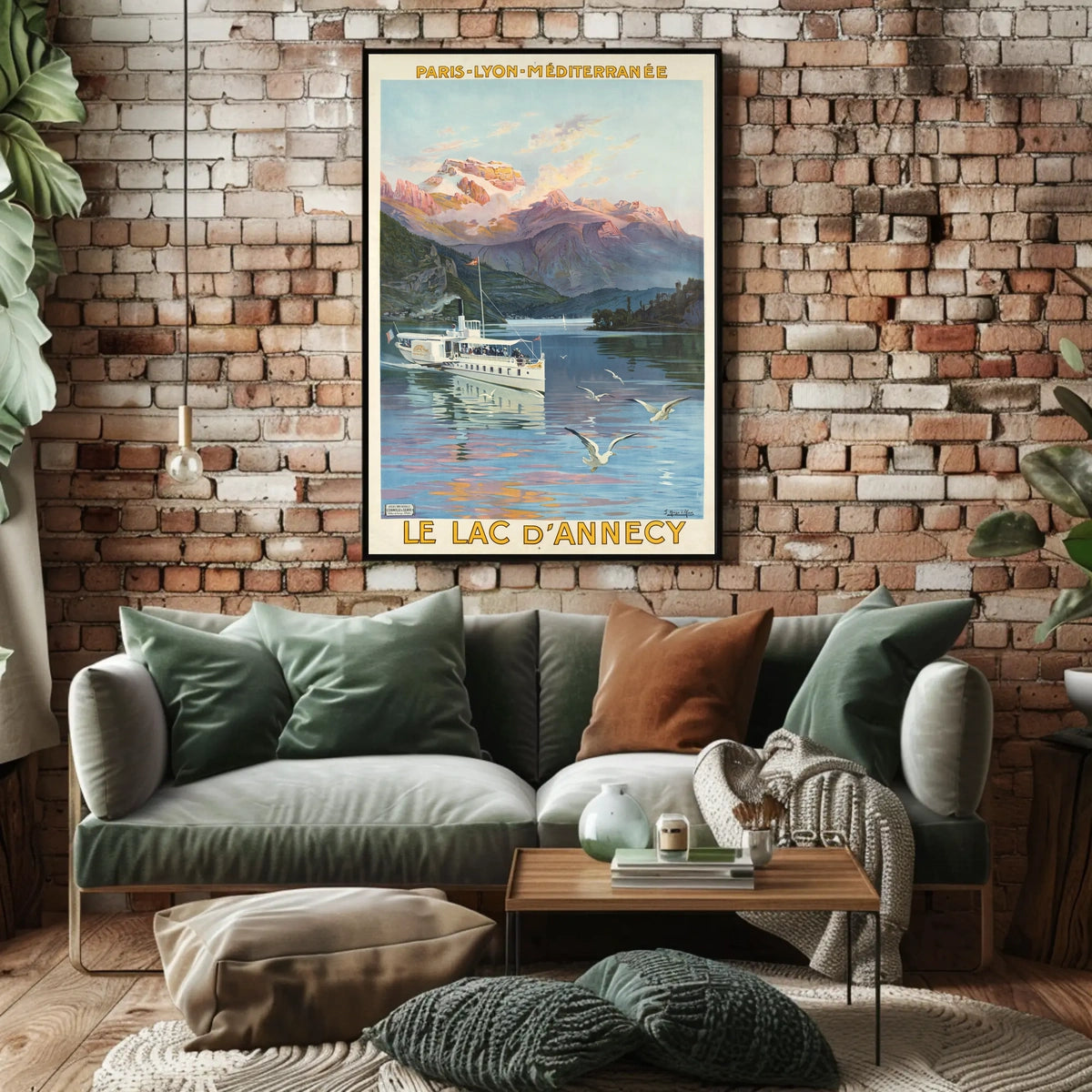 Le Lac DAnnecy Travel Poster