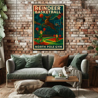 Reindeer Basketball Extravaganza Poster