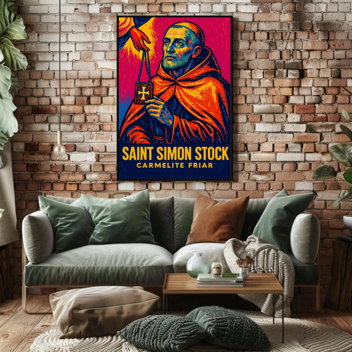 Saint Simon Stock Carmelite Friar Poster