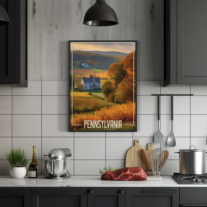 Vintage Poster - Pennsylvania United States
