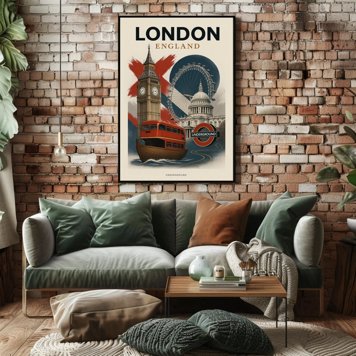 Discover London Poster