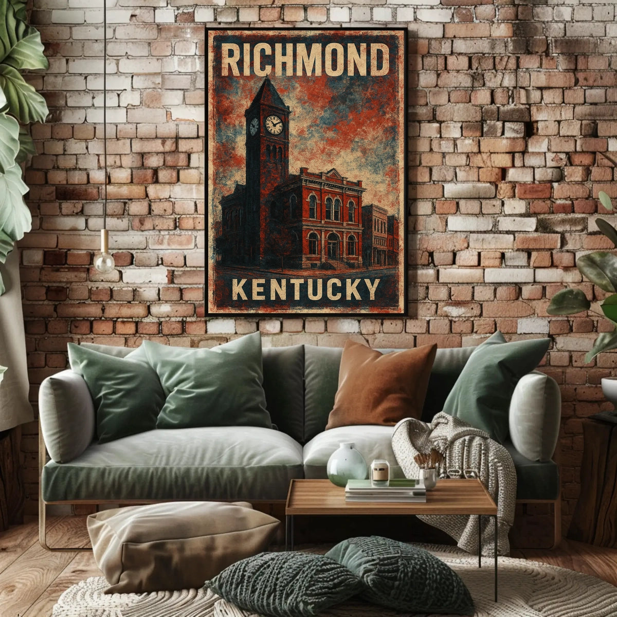 Richmond Kentucky Cityscape Photography Realism Chic Poster
