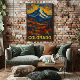 Colorado Mountain Landscape Poster