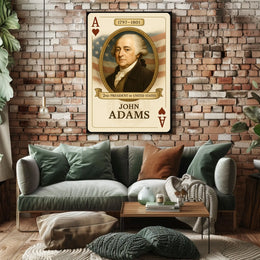John Adams Second President History Print Legacy Poster