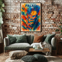 Palau A Vibrant Impression Poster