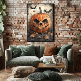 Haunted Pumpkin Poster
