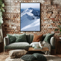 Majestic Snowy Peaks National Park Poster