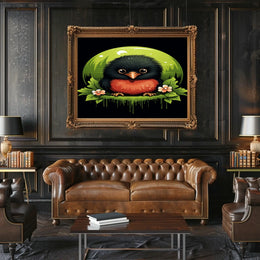 Vibrant Bird Illustration Poster