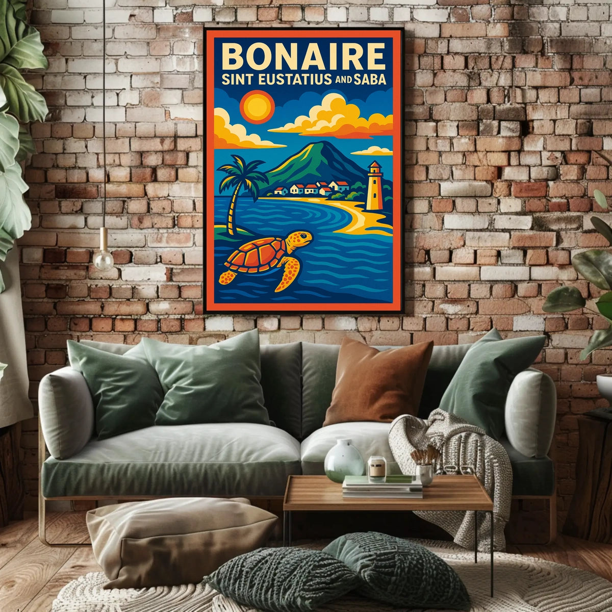 Discover Bonaire, Sint Eustatius, And Poster