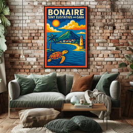 Discover Bonaire, Sint Eustatius, And Poster