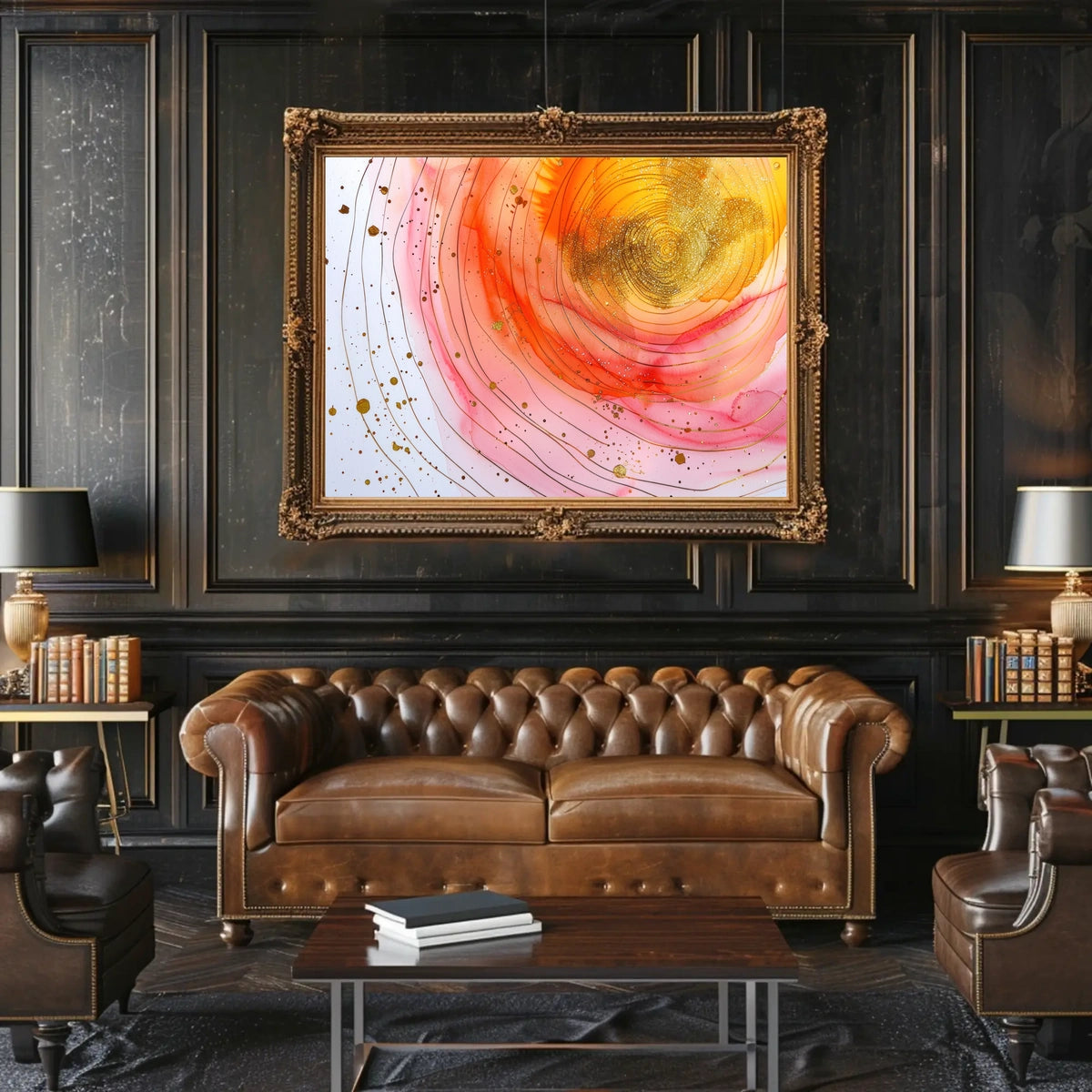 Radiant Abstraction Poster
