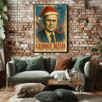 George H. W. Bush 41st President of the United States Christmas SeriesPoster