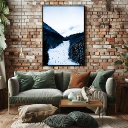 Winter Wonderland Ski Slope Poster