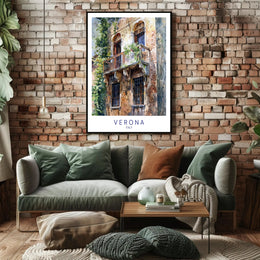 Verona Balcony Poster PosterGoat