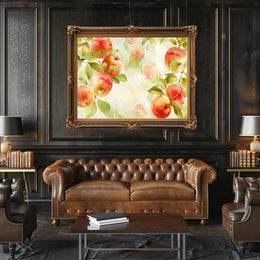 Watercolor Apples Poster