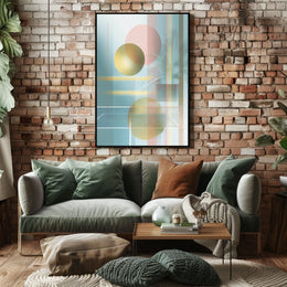 Abstract Geometric Harmony Poster