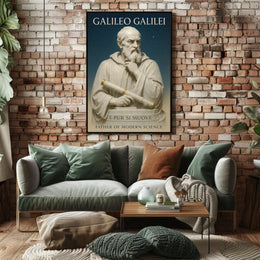 Galileo Galilei Father Of Modern Poster