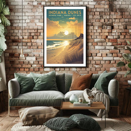 Indiana Dunes National Park Scenic Poster Print
