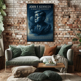 John F. Kennedy A Legacy Of Leadership Poster