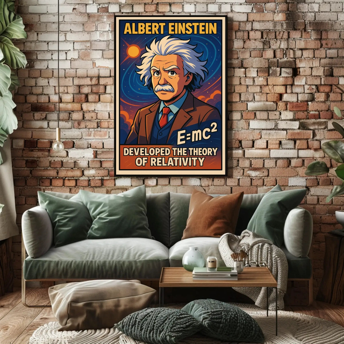Albert Einstein Theory Of Relativity Poster