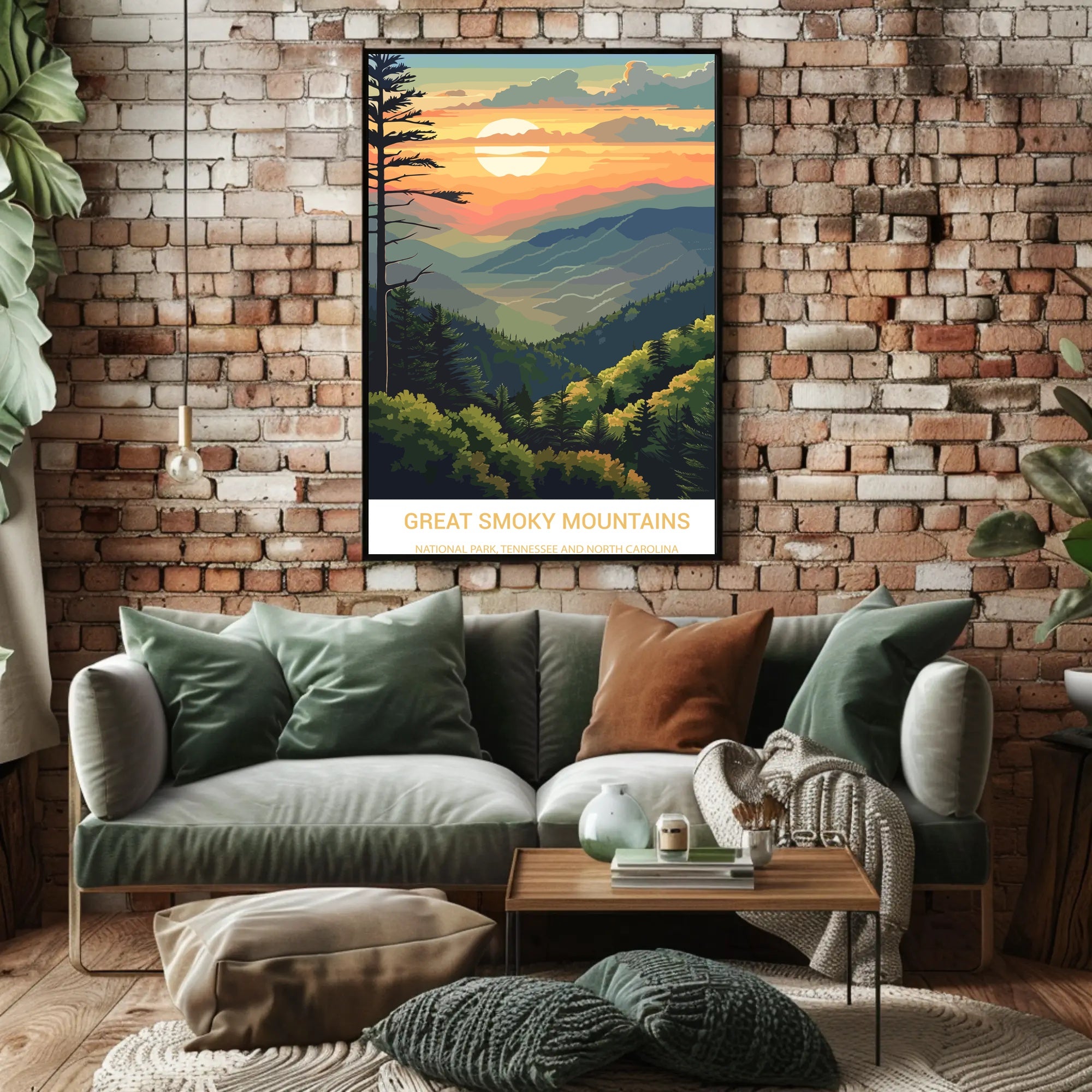 Great Smoky Mountains National Park Sunrise Poster