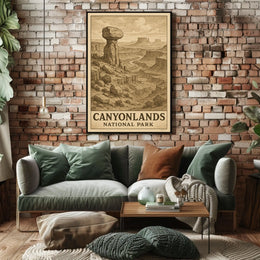 Canyonlands National Park Adventure Wanderlust Poster
