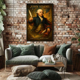 John Adams Vintage Historical or Presidential Poster