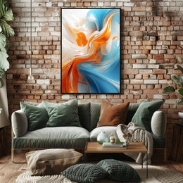 Abstract Fluid Dynamics Abstract Poster PosterGoat