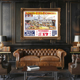 Clyde Beatty-Cole Bros. Circus Poster