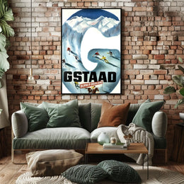 Gstaad Winter Sports Poster
