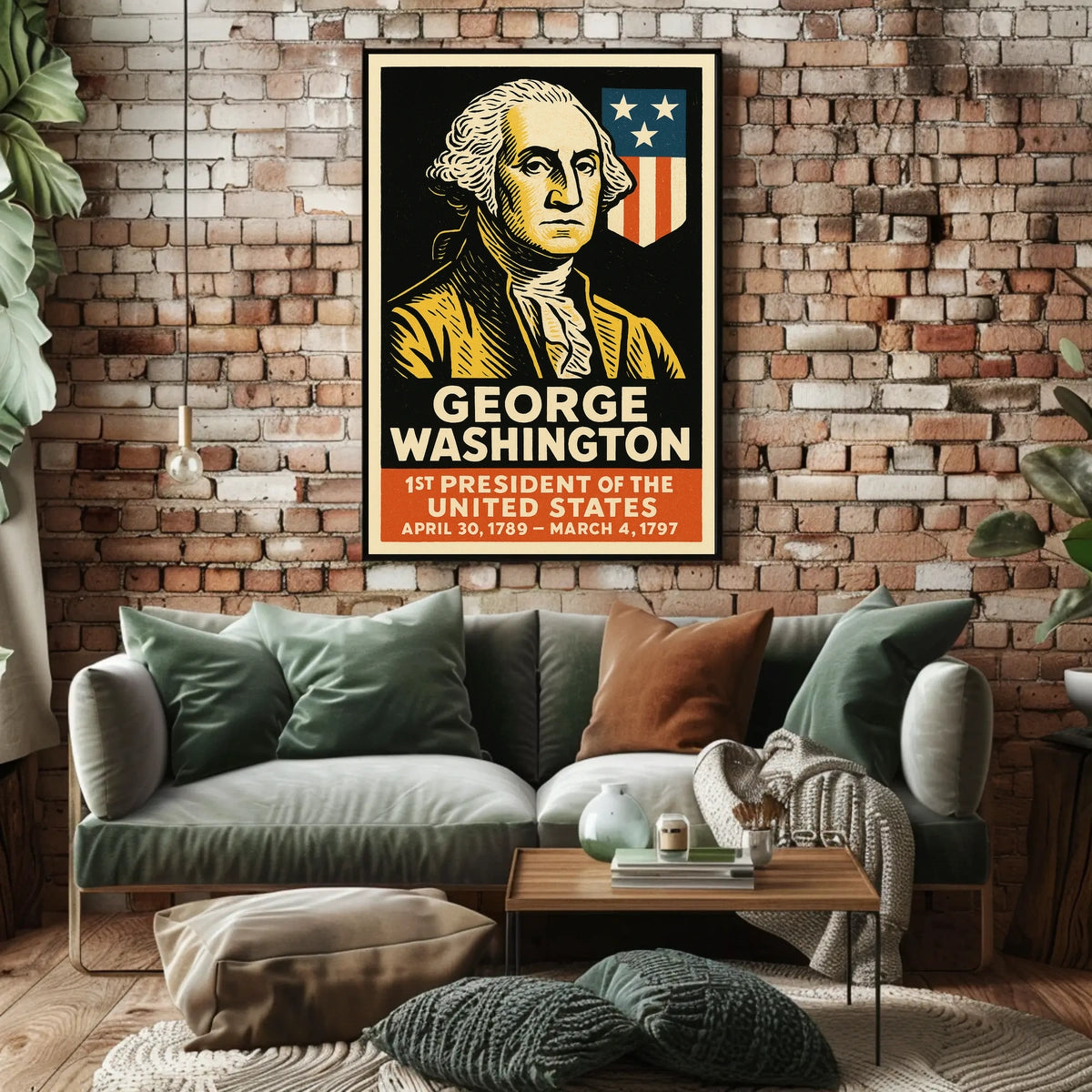 George Washington 1St President Poster