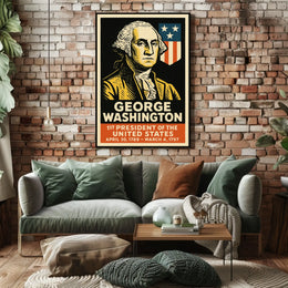 George Washington 1St President Poster