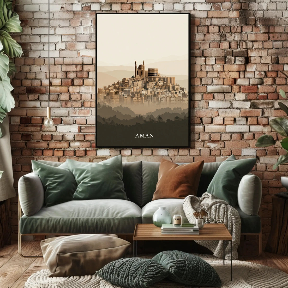 Aman A Tranquil Cityscape Poster