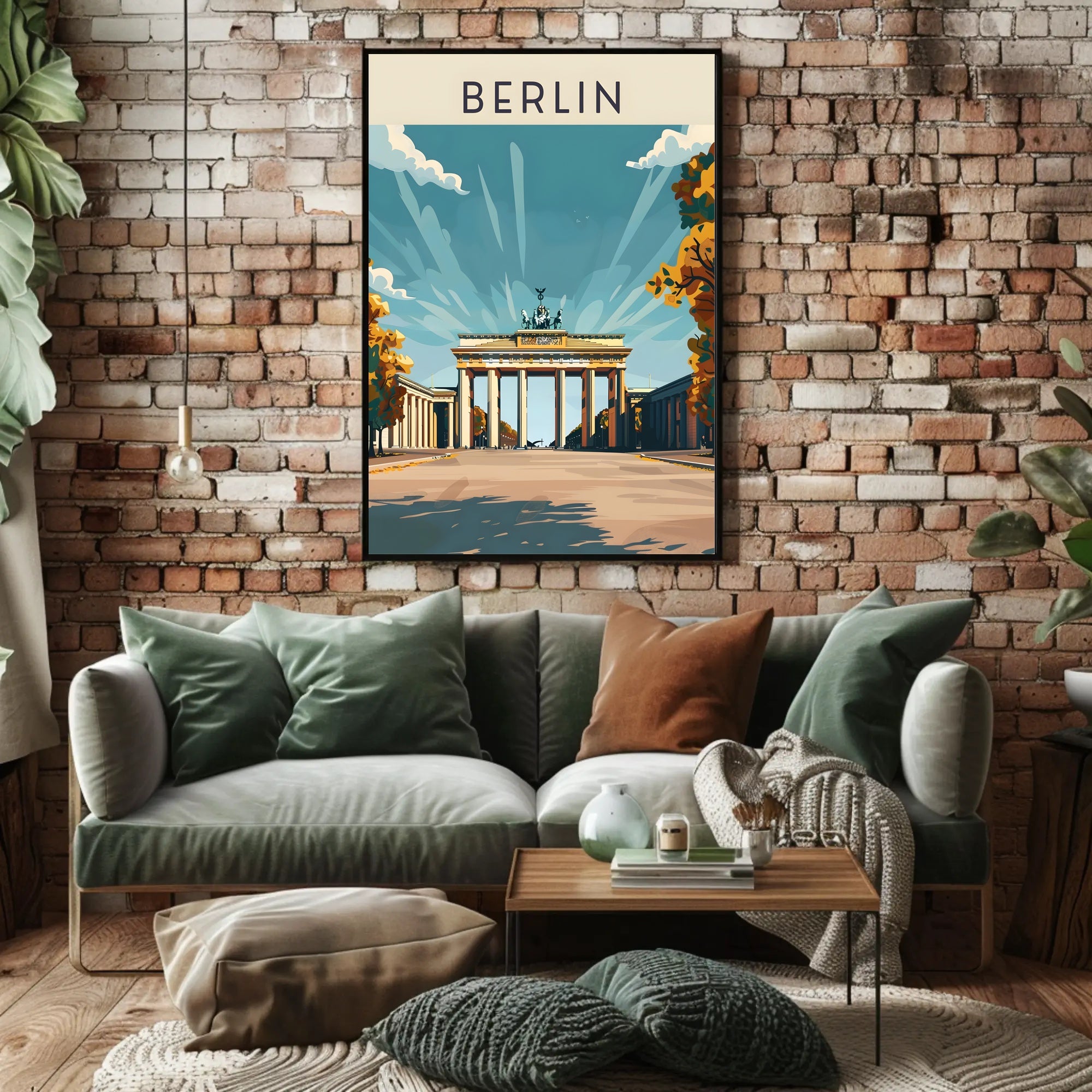 Berlin's Iconic Landmark Poster