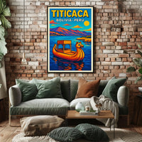 Titicaca Bolivia-Peru Adventure Poster