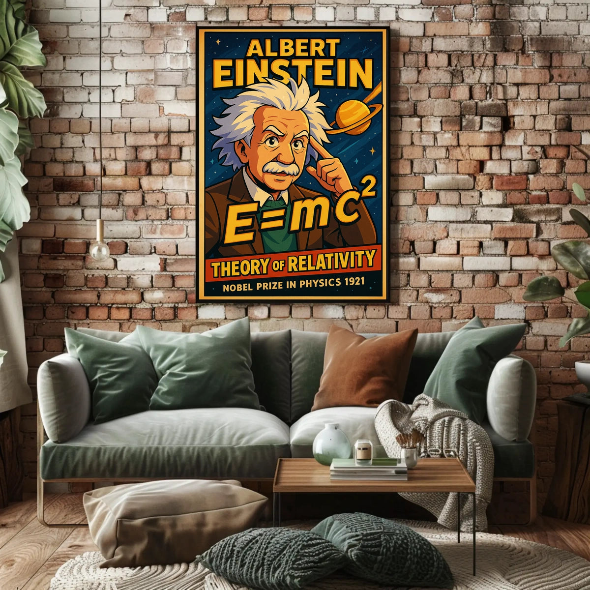 Albert Einstein Nobel Prize In Physics Poster