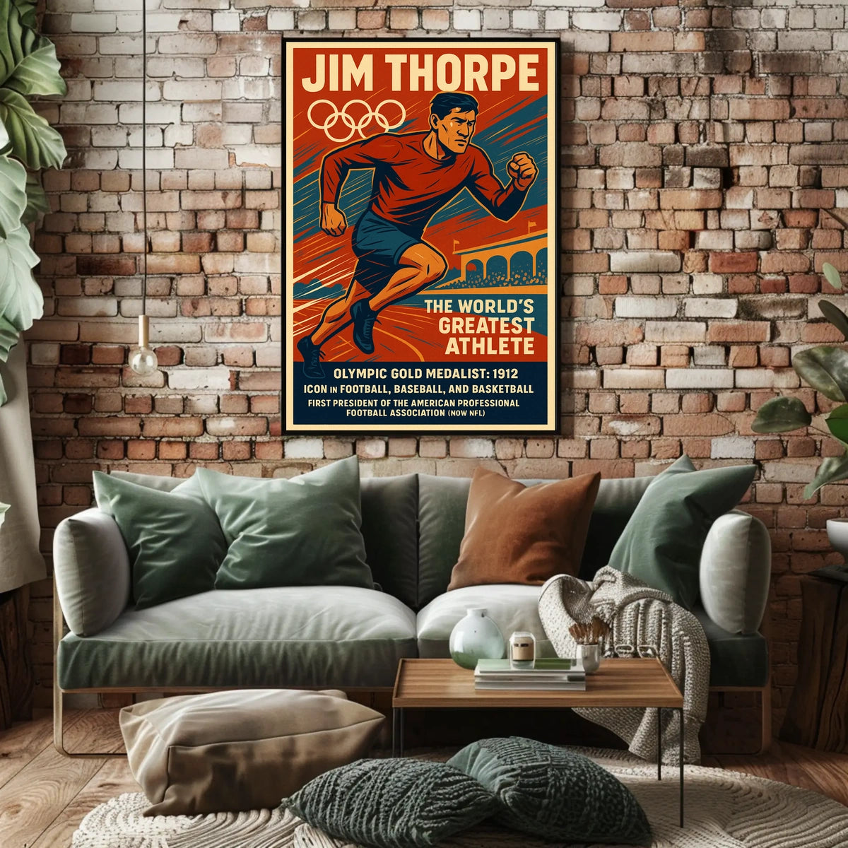 Celebrating Jim Thorpe Worlds Greatest Athlete Jim Thorpe Poster
