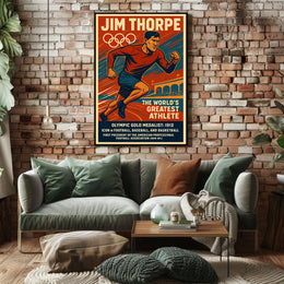 Celebrating Jim Thorpe Worlds Greatest Athlete Jim Thorpe Poster