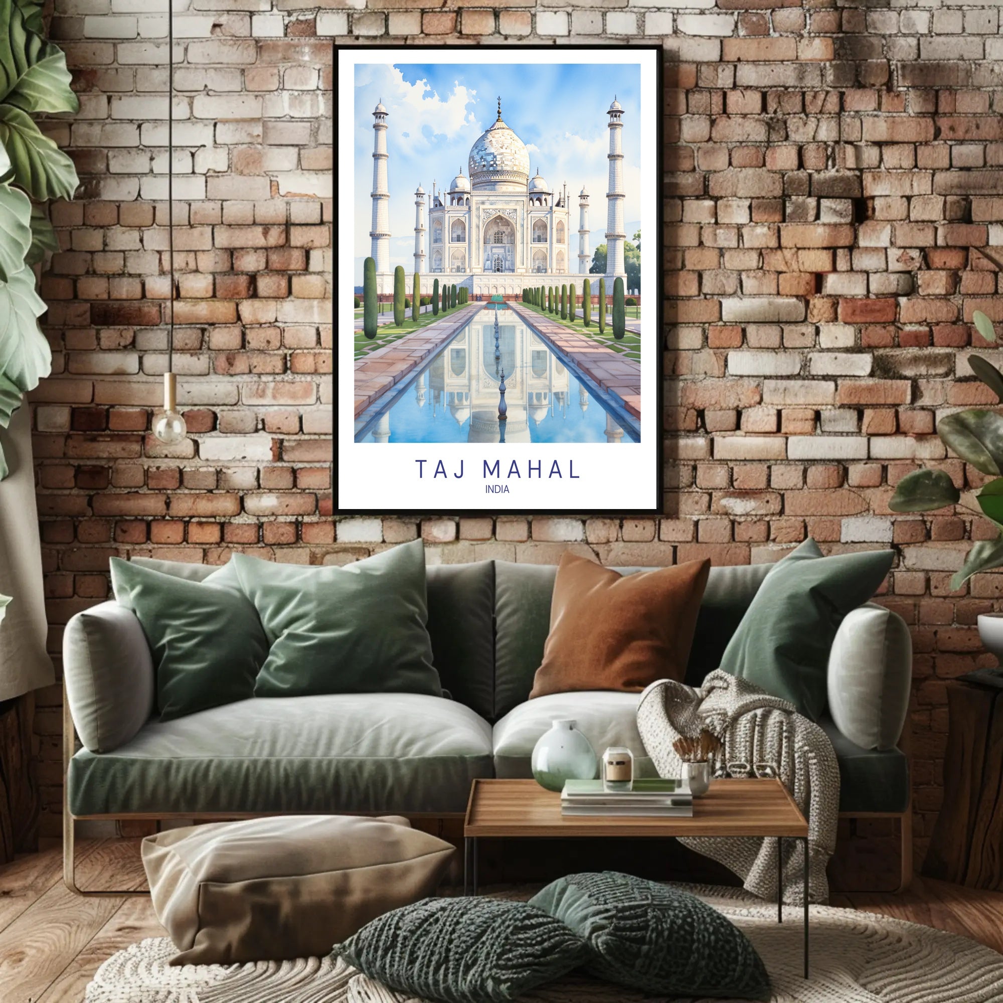 Taj Mahal Poster PosterGoat