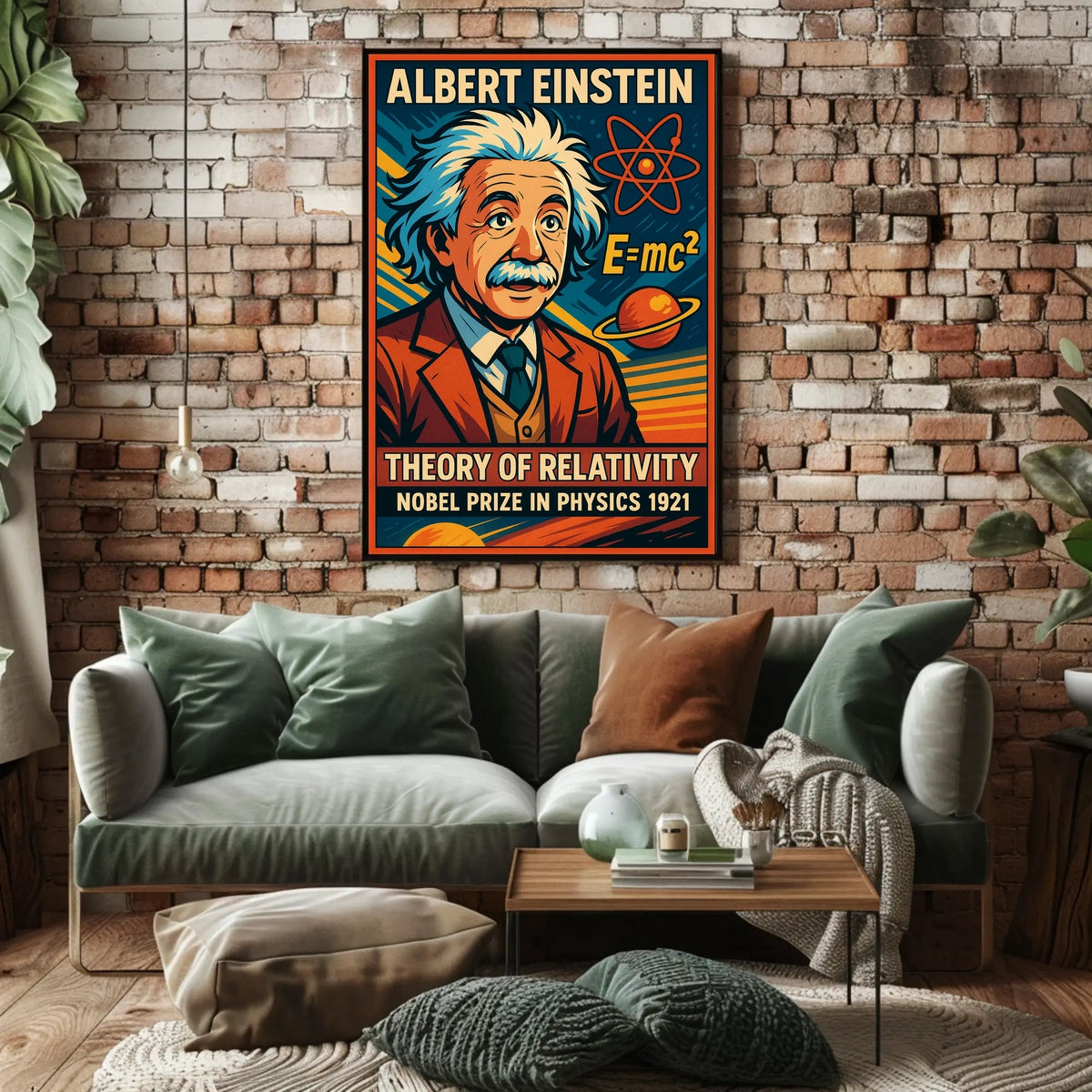 Albert Einstein Theory Of Relativity Poster