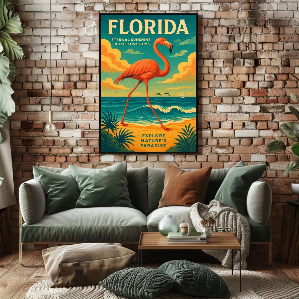Florida Explore Natures Paradise Poster
