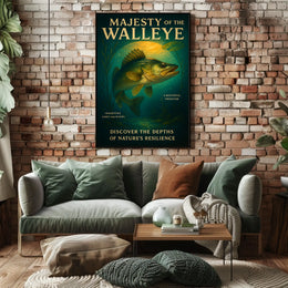 Majesty Of The Walleye Poster